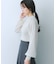 シアーボリュームスリーブセーター