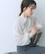 シアーボリュームスリーブセーター