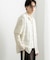 レースフェイクレイヤードロングスリーブシャツ