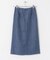 ボタンデザインタイトスリットスカート