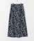 マーブルパターンナロースカート