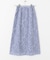 マーブルパターンナロースカート