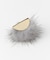 dix　METAL FUR EARRING∴