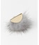 dix　METAL FUR EARRING∴