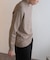 『ユニセックス』ストレッチモックネックセーター