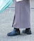 厚底サイドゴアラバーブーツ