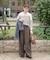 ベルト付ツイードパンツ