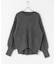 シャギークルーネックニット