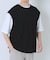 『接触冷感／抗菌』高機能ニットベスト+5分袖Tシャツset(楽着シリーズ)