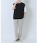 『接触冷感／抗菌』高機能ニットベスト+5分袖Tシャツset(楽着シリーズ)