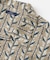 リーフプリントオープンカラー半袖シャツ