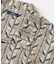 リーフプリントオープンカラー半袖シャツ