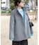 スタンドカラーオーバージャケット