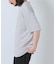 接触冷感フェイクスエード半袖クルーネックTシャツ