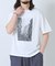 接触冷感クルーネックフォトプリントTシャツ