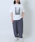 接触冷感クルーネックフォトプリントTシャツ