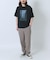 接触冷感クルーネックフォトプリントTシャツ