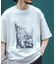 接触冷感クルーネックフォトプリントTシャツ