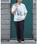 接触冷感クルーネックフォトプリントTシャツ