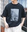 接触冷感クルーネックフォトプリントTシャツ