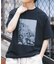 接触冷感クルーネックフォトプリントTシャツ