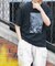 接触冷感クルーネックフォトプリントTシャツ