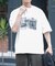 接触冷感クルーネックフォトプリントTシャツ