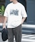 接触冷感クルーネックフォトプリントTシャツ