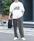 接触冷感クルーネックフォトプリントTシャツ