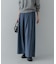 ストレッチタックギャザーワイドパンツ
