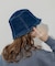 デニムフリンジハット