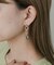 ハートドロップピアス