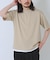 接触冷感 フェイクレイヤードドビーTシャツ