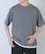 接触冷感 フェイクレイヤードドビーTシャツ