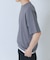接触冷感 フェイクレイヤードドビーTシャツ