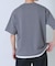 接触冷感 フェイクレイヤードドビーTシャツ