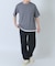 接触冷感 フェイクレイヤードドビーTシャツ