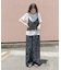 ニットビスチェTシャツセット