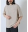 2wayストレッチクルーネック布帛Tシャツ