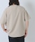 2wayストレッチクルーネック布帛Tシャツ