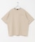2wayストレッチクルーネック布帛Tシャツ