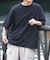 2wayストレッチクルーネック布帛Tシャツ