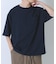 2wayストレッチクルーネック布帛Tシャツ