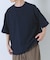 2wayストレッチクルーネック布帛Tシャツ