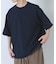 2wayストレッチクルーネック布帛Tシャツ