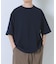 2wayストレッチクルーネック布帛Tシャツ