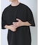 2wayストレッチクルーネック布帛Tシャツ