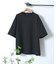 2wayストレッチクルーネック布帛Tシャツ