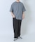2wayストレッチクルーネック布帛Tシャツ