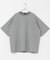 2wayストレッチクルーネック布帛Tシャツ